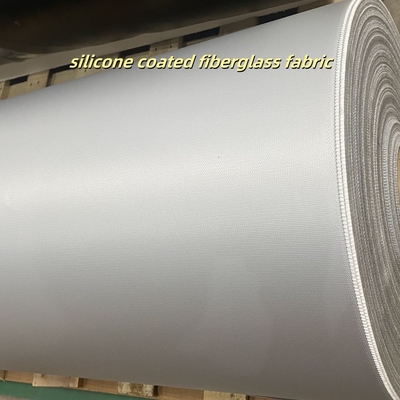Silicone Coated Fiberglass Fabric E-Glass Fireproof Heat Resistant