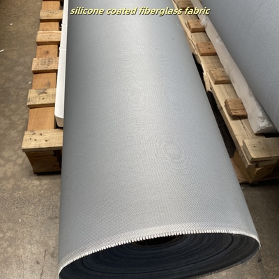 Silicone Coated Fiberglass Fabric E-Glass Fireproof Heat Resistant