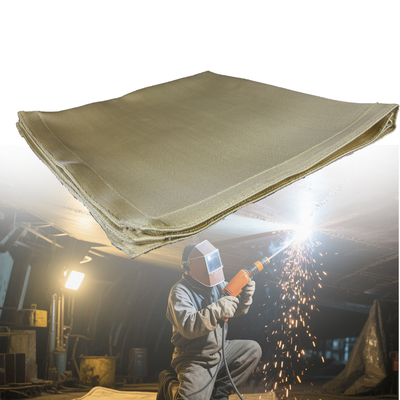 1m x 1m Fiberglass Welding Blanket Fireproof 550C Heat Resistant