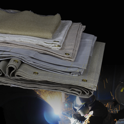 Fiberglass Welding Blanket Roll Fireproof 550C Heat Resistant