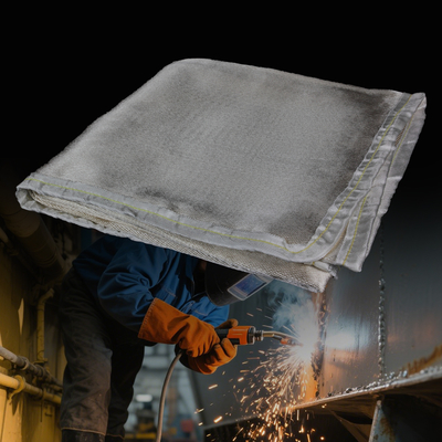 Fiberglass Welding Blanket Roll Fireproof 550C Heat Resistant