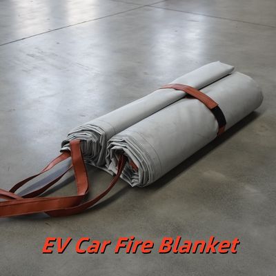 Reusable EV Car Fire Blanket with 550℃/1000℃ Thermal Resistance for Oxygen Deprivation Fire Control