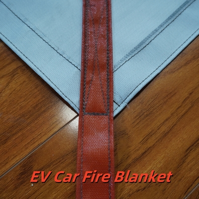 EV Fire Blanket Gray Thermal Resistance for Lithium Battery Fires