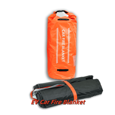 EV Car Fire Blanket Gray 550℃ Thermal Resistance for Lithium Battery Fires