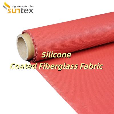 Fire Prevention Silicone Coated Fiberglass Fabric with High Temperature Resistance and Corrosion Resistance for Industrial Applications