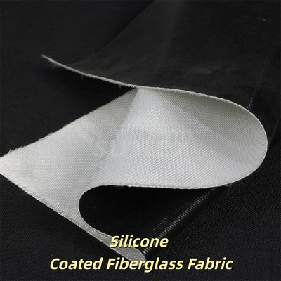 0.3 mm Thickness 400 g/sqm Weight Silicone Coated Fiberglass Fabric with 1 / 1.2 / 1.5 meter Width