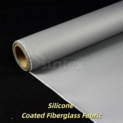 High Temperature Resistant Fireproof Anti-tear Silicone Coated Fiberglass Fabric for Industrial Applications