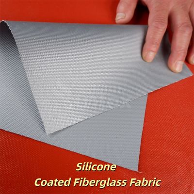 High Temperature Resistant Fireproof Anti-tear Silicone Coated Fiberglass Fabric for Industrial Applications
