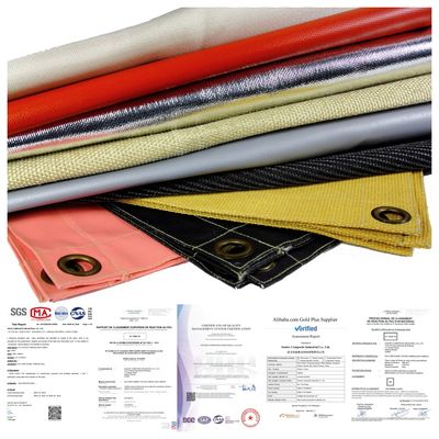 550°C Heat Resistant Acrylic Coated Fiberglass Welding Blanket Roll with Customizable Sizes