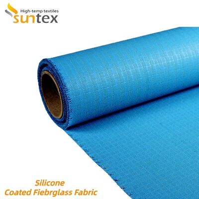Fireproof Grey Silicone Coated Fiberglass Cloth