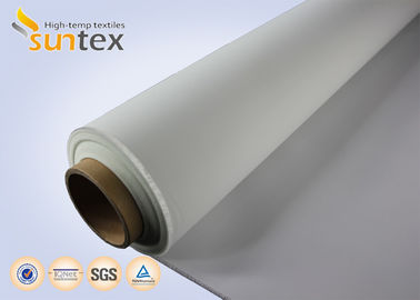 Polyurethane PU Coated Fiberglass Fabric 0.4mm PU Coated Fiberglass Fabric For Fire Curtain And Smoke Curtains