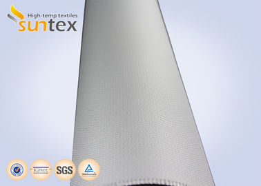 0.4mm PU Coated Fiberglass Fabric For Fire Curtain And Smoke Curtains