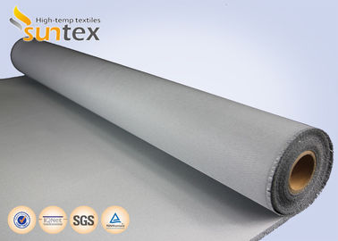 Flexible Thermal Fireproof Material Pu Coated Fiberglass Fabric flexible duct connector