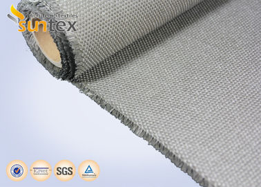 750C Calcium Siliciate Coated Fiberglass Cloth With Wire Reinforced Glass Fabric