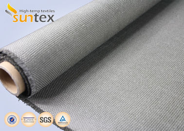 750C Calcium Siliciate Coated Fiberglass Cloth With Wire Reinforced Glass Fabric