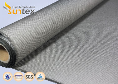 750C Calcium Siliciate Coated Fiberglass Cloth With Wire Reinforced Glass Fabric