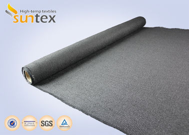 Heat Protection Cover High Temperature Fabric Cloth 32.4OZ Graphite Coated Safety Cloth