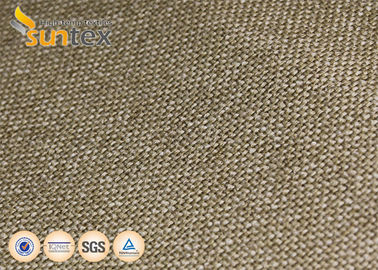 800C Vermiculite Coated High Temperature Fiberglass Cloth Heavy Duty Welding Protection