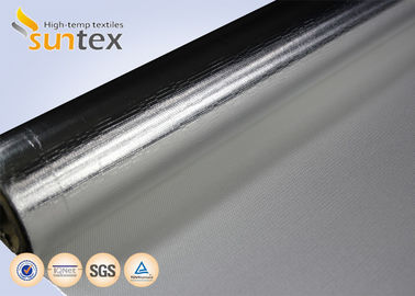 10 Micron Heat Shield Film Coated Fiberglass Insulation With Aluminum Backing Thermal Sheath