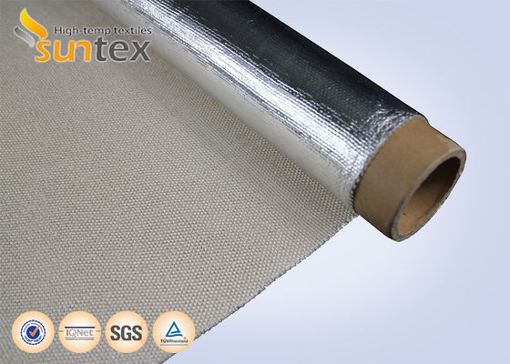 Flexible Hose Fabricating Material: Silver Heat Reflective Aluminum Fiberglass Cloth