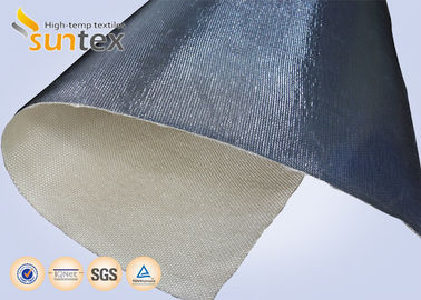 14 microns Aluminum Foil Fiberglass Cloth Fire Insulation Blanket Glass Fiber Fabric