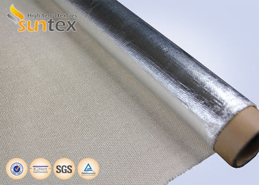 Aluminum Foil Fiberglass Heat Reflective Fabric 0.7mm Removable Insulation Jackets