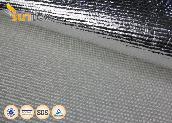 150℃ Heat Insulation Shield Material: Non Combustible Laminated Aluminum Foil Fiberglass Cloth (1.3mm)