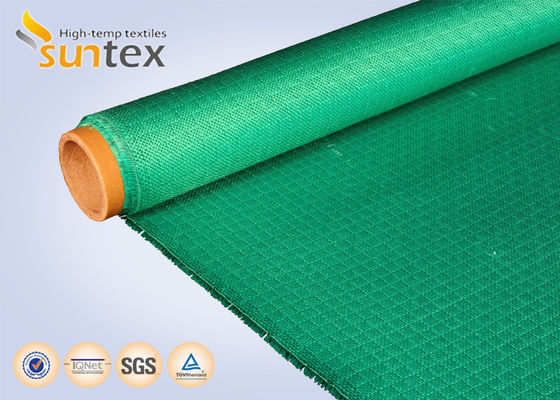Fireproof Acrylic Coated Fiberglass Fabric with 550 Degree C Temperature Resistance and Easy to Sew and Cut for Welding Blankets