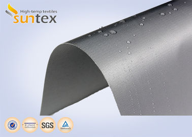 0.4mm Silicone Rubber Coated Fiberglass Cloth For Fabric Expansion Joints,Welding Fire Blankets