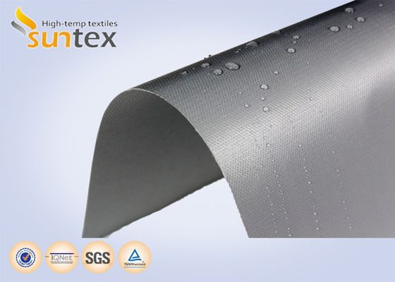 High Strength Tear Resistant Silicone Coated Fiberglass Fabric with Temperature Resistance -50°C to 500°C for Industrial Covers
