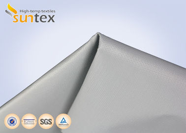 0.4mm Silicone Rubber Coated Fiberglass Cloth For Fabric Expansion Joints,Welding Fire Blankets