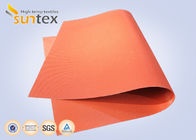 Red 580g Silicone Coated Fiberglass Fabric For Engine Heat Covers
