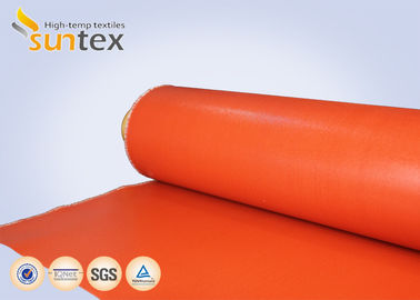 Fireproof Silicone Coated Fiberglass Fabric silicone rubber coated fiberglass fabric