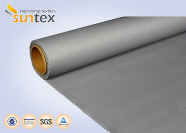 0.4mm Silicone Rubber Coated Fiberglass Cloth For Fabric Expansion Joints,Welding Fire Blankets