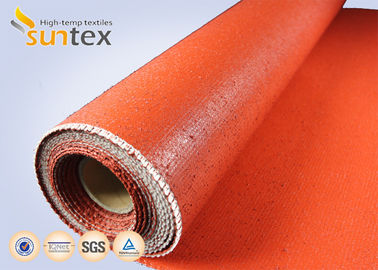 Customized Colored  Silicone Fiberglass Fabric Fireproof High Temperature Thermal Insulation Silicone Coated Fabric Cloth