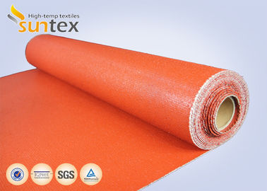 Heat Resistant Insulation Silicone Rubber Coated Fiberglass Cloth/fabric For Door/curtain/expansion Joint/welding