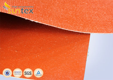 Anti-corrosive Fabric Silicone Coated Fiberglass Fabric For Fire Curtains