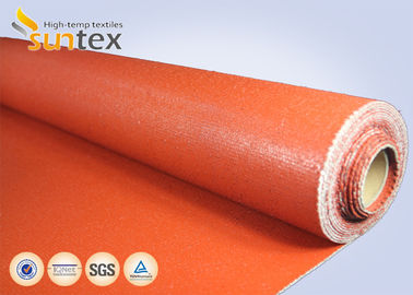 Anti-corrosive Fabric Silicone Coated Fiberglass Fabric For Fire Curtains