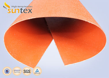 Anti-corrosive Fabric Silicone Coated Fiberglass Fabric For Fire Curtains