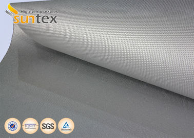 High Strength Silicone Coated Fiberglass Fabric good chemical resistance to acids and lye For Fabric Expansion Joint