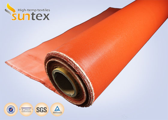 High Temperature Resistant Fireproof Anti-tear Silicone Coated Fiberglass Fabric for Industrial Applications