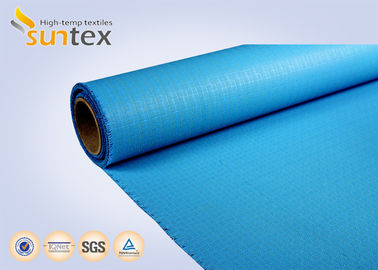 Resistance to high temperatures and flame make this silicone coated fiberglass fabric