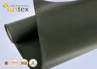 Anti-environment And Flame Resistant Silicone Coated Fiberglass Cloth For Fire Curtains And Welding Blankets