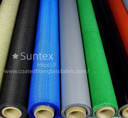 850g/m2 Fireproof Heat Resistant Silicone Coated Fiberglass Fabric for High Temperature Protection