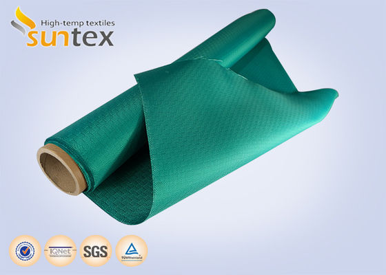 Acrylic Coated Fire Resistant Fiberglass Fabric with 550 Degree C Temperature Resistance for Welding Blankets Easy to Sew and Cut