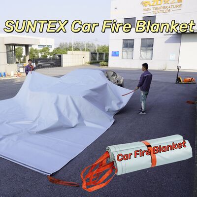 Flame-Retardant EV Car Fire Blanket with 550℃/1000℃ Thermal Resistance for Oxygen Deprivation Fire Control