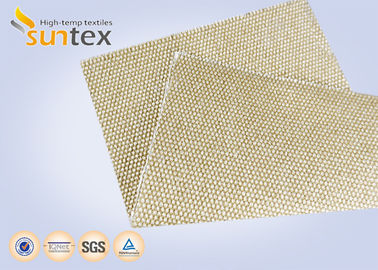 Vermiculite Coated Fiberglass Fabric 1200°C Fireproof Thermal Insulation