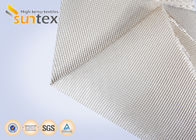 1000C High Temperature Fiberglass Cloth , High Silica Glass Fiber Fabric Fire Barrier Cloth