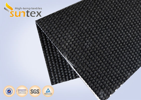 SUNTEX Fire Curtain Fabric with 880°C Temperature Resistance Alkali Free Polyurethane Coated Fiberglass Fabric
