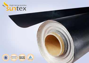 Black PTFE Coated Fiberglass Fabric For Thermal Insulation System